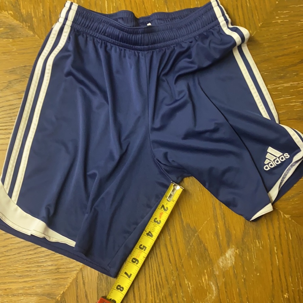Blue Adidas Soccer Shorts